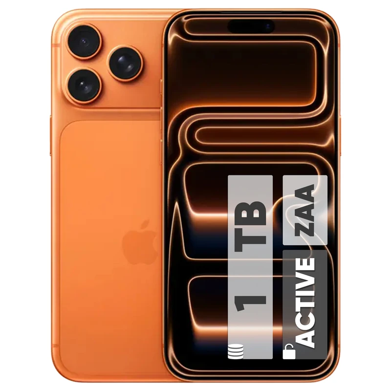 گوشی موبایل اپل مدل iPhone 17 Pro Max  تک سیم کارت موجود.دوسیم هم موجود. + eSim ظرفیت 1 ترابایت و رم 12 گیگابایت - اکتیو