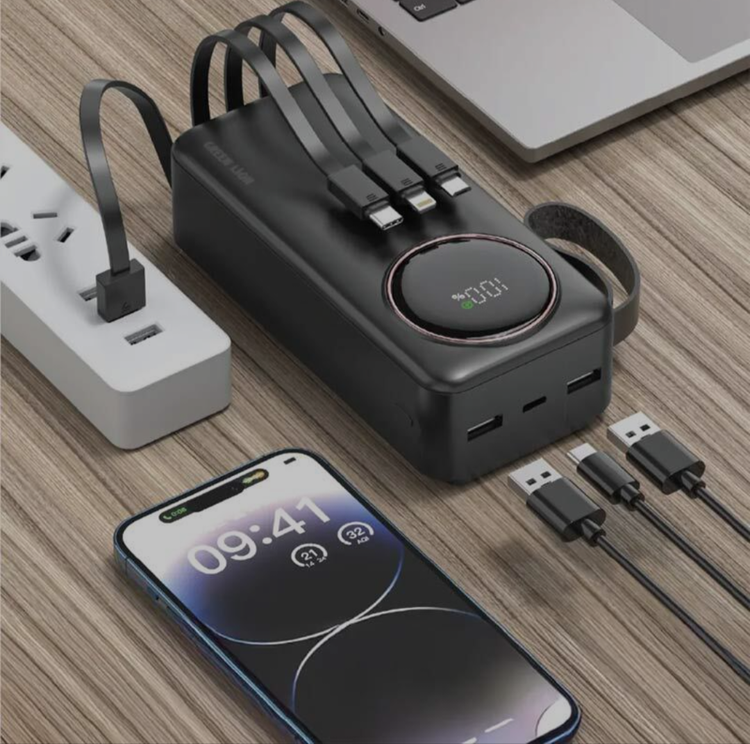 پاور بانک فست شارژ گرین لاین مدل Power Pulse GL-PX13 PD QC3.0 22.5W ظرفیت 30000 میلی آمپر ساعت