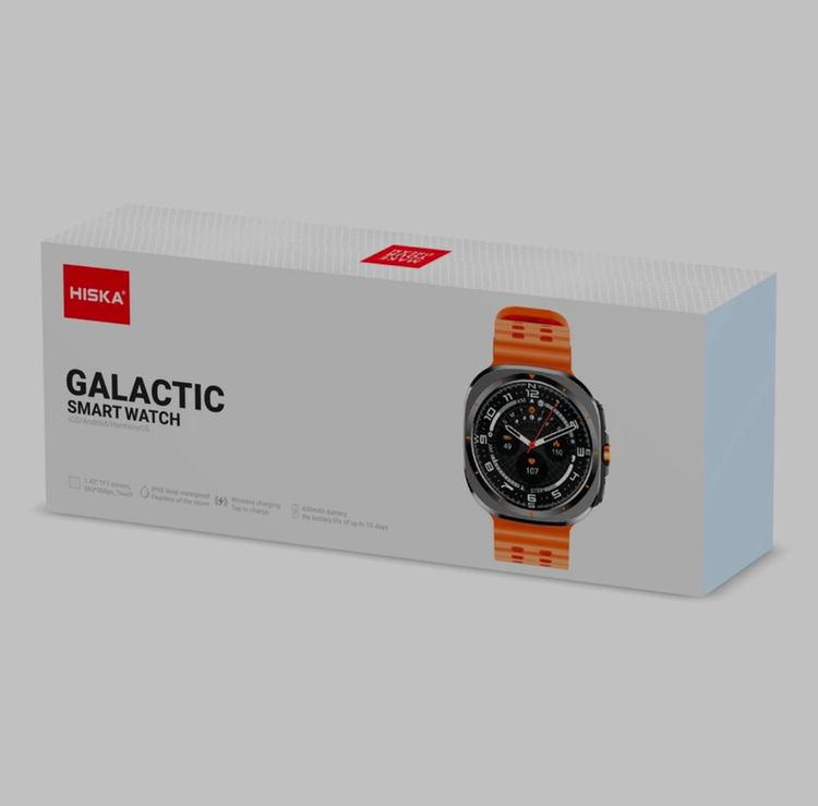 ساعت هوشمند هیسکا مدل HISKA GALACTIC