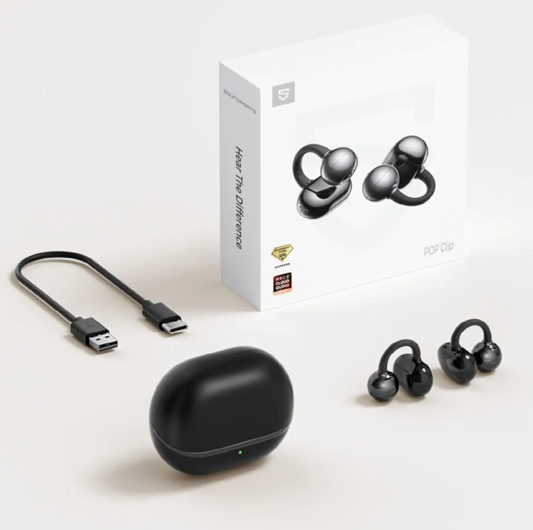 هدفون کلیپسی تو گوشی Sound Peats Pop.نسخه بلوتوث 5.4. قابلیت حذف نویز